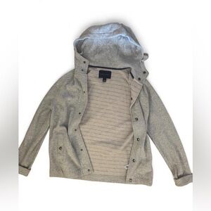 Banana Republic Light Grey Cardigan with Hood- Size Small